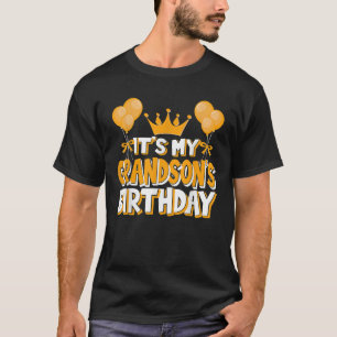 Camiseta Es la fiesta de cumpleaños de mi nieto