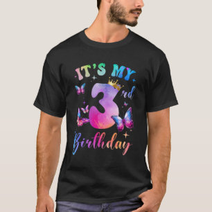 Camiseta Es la fiesta temática de mi tercer cumpleaños Chic
