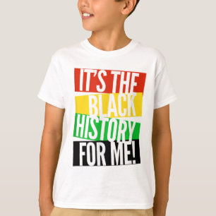 Camiseta Es la historia negra para mí el espíritu afroameri