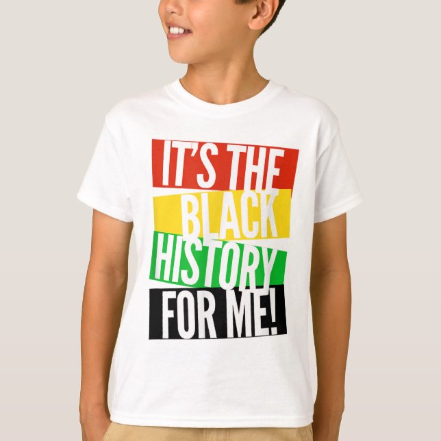 Camiseta Es la historia negra para mí el espíritu afroameri (Anverso)