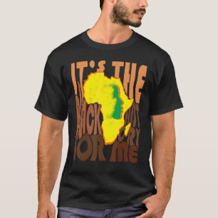 Camiseta Es la historia negra para mí el orgullo africano a