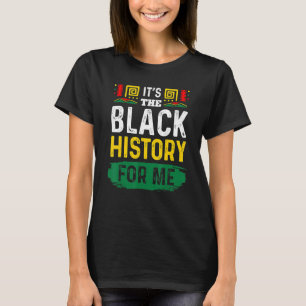 Camiseta Es la historia negra para mí, el PRI afroamericano