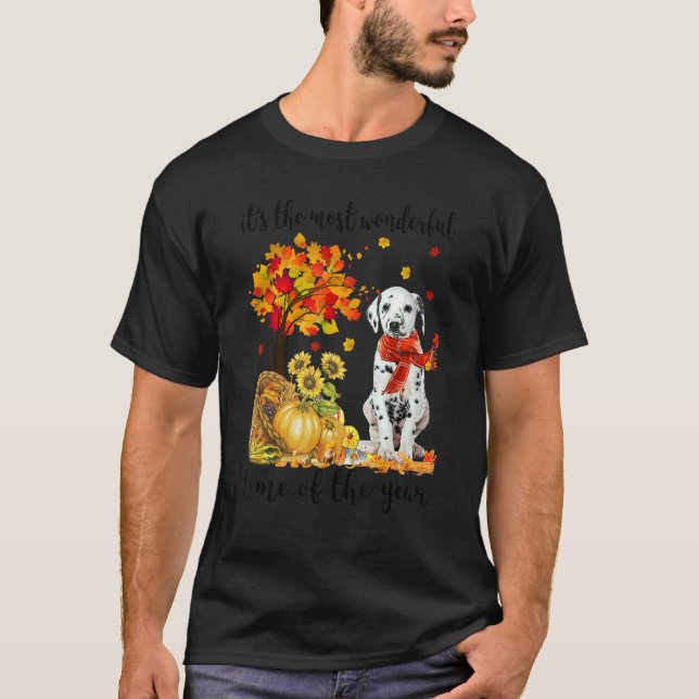 Camiseta Es la hora de otoño más maravillosa de la bomba dá (Anverso)