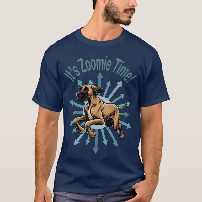 Camiseta Es la hora de Zoomie el gran danés (Anverso)