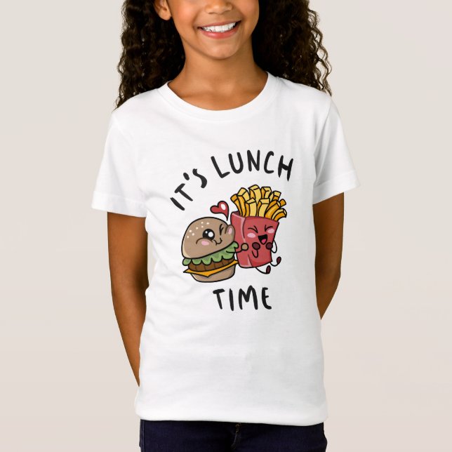 Camiseta Es la hora del almuerzo (Anverso)
