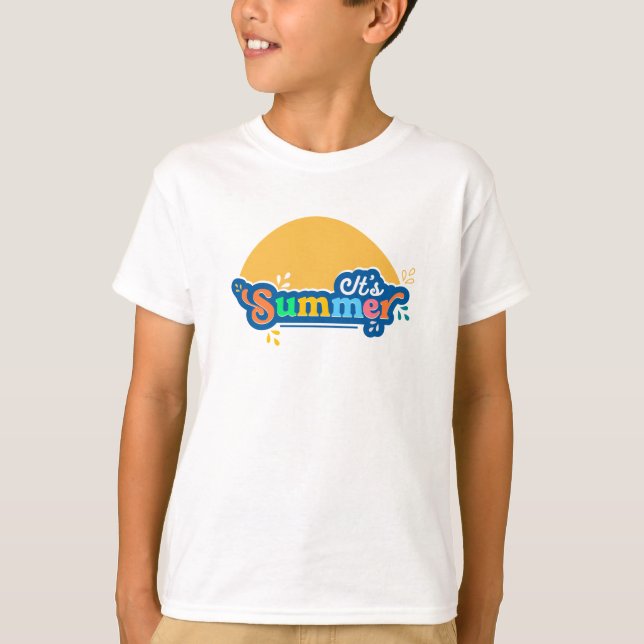 Camiseta Es la hora del verano (Anverso)