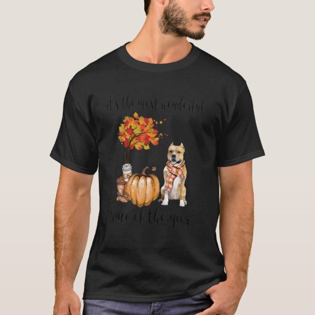 Camiseta Es La Hora Más Maravillosa Del Año Amstaff (Anverso)
