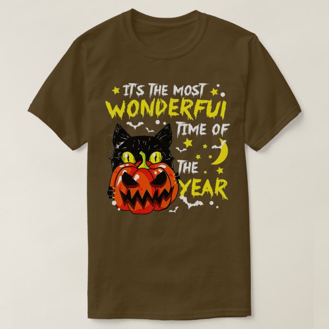 Camiseta Es La Hora Más Maravillosa Del Año Halloween (Diseño del anverso)