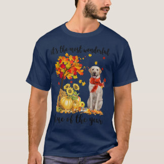 Camiseta Es La Más Maravillosa Hora De Otoño Labrador Pumpk