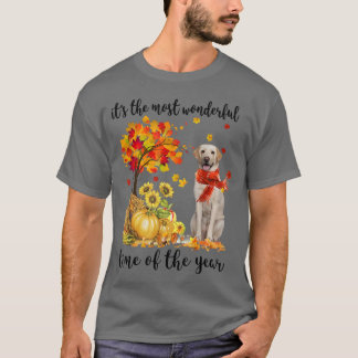 Camiseta Es La Más Maravillosa Hora De Otoño Labrador Pumpk