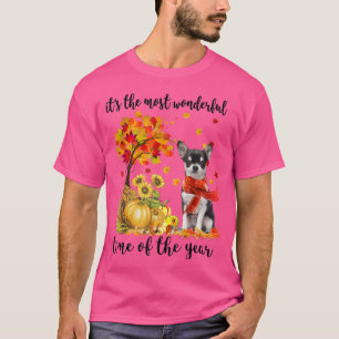 Camiseta Es La Más Maravillosa Pumpk De Chihuahua En Otoño