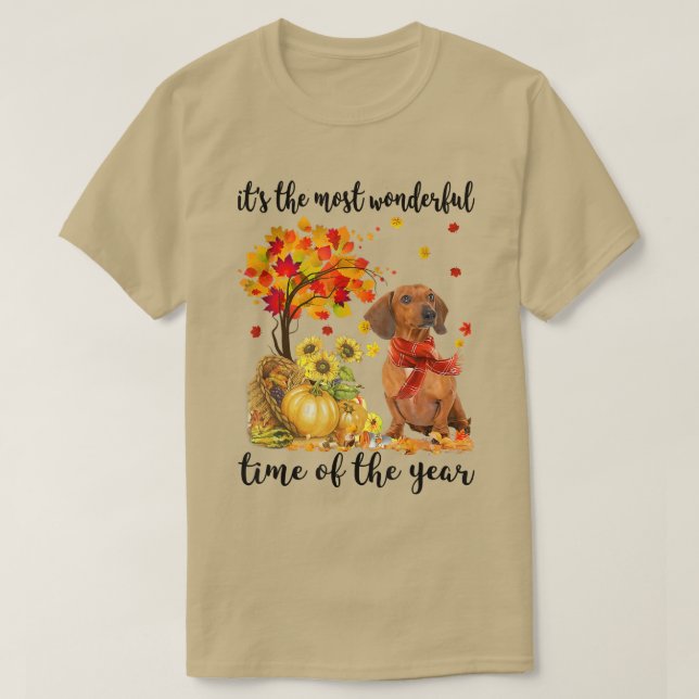 Camiseta Es la mejor bombeo de otoño (Diseño del anverso)