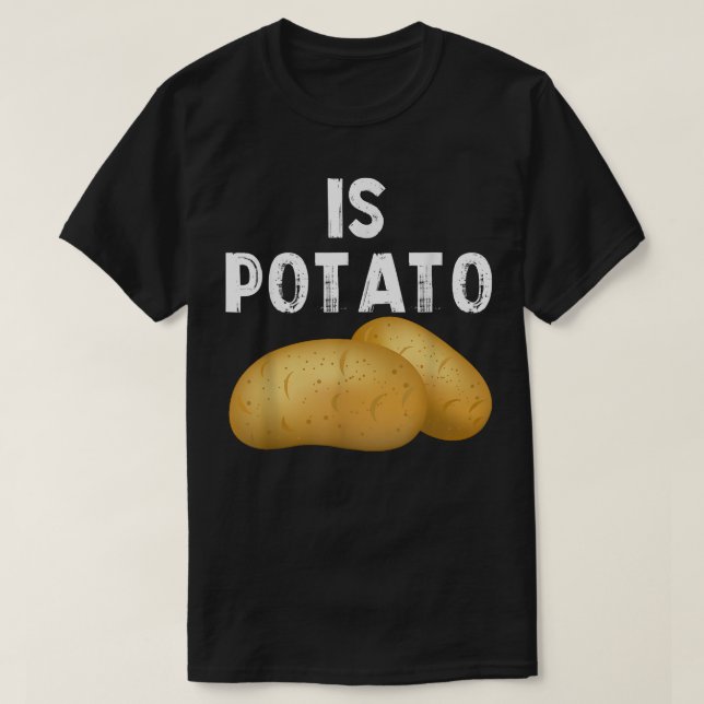 Camiseta Es La Papa Como Se Ve En La Televisión De La Noche (Diseño del anverso)