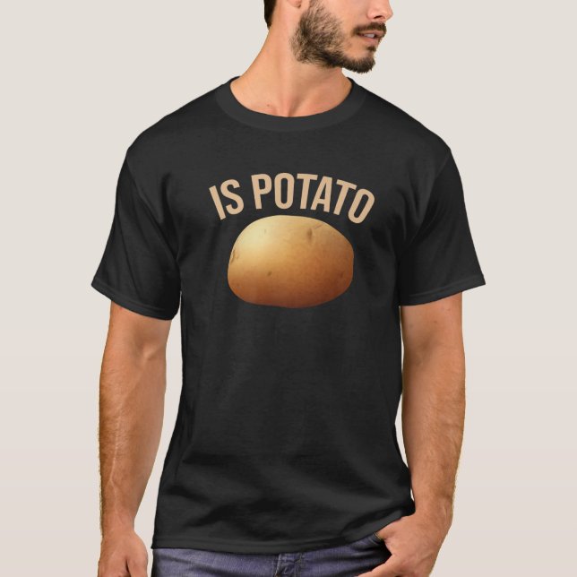 Camiseta ¿Es la papa divertida el Chiste de Ucrania ISPOTAT (Anverso)