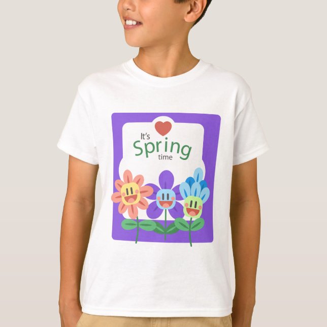 Camiseta Es la primavera (Anverso)