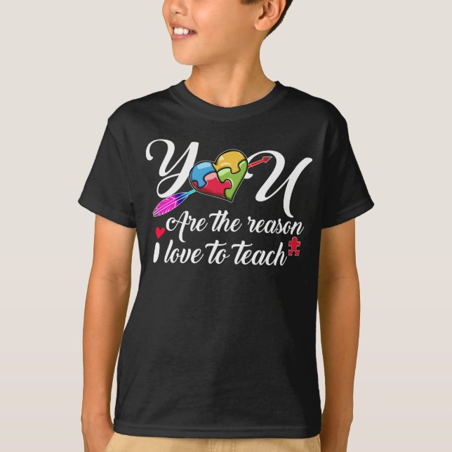 Camiseta ¿Es la razón por la que me encanta enseñar? (Anverso)