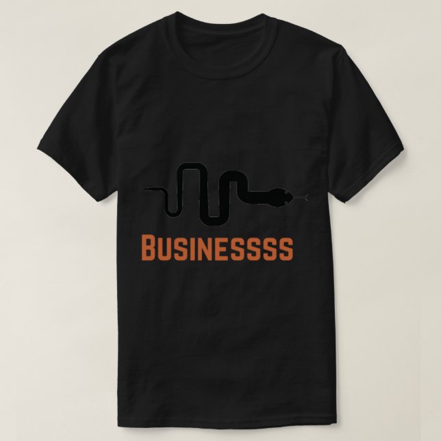 Camiseta Es la serpiente McCombs de negocios (Diseño del anverso)