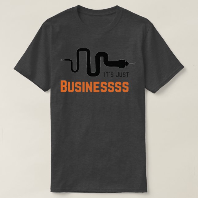 Camiseta Es la serpiente McCombs de negocios (Diseño del anverso)