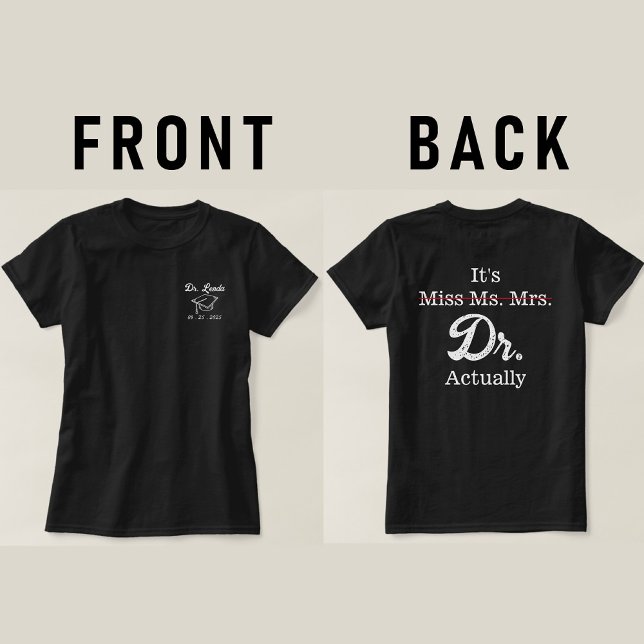 Camiseta Es la Srta. Dra. en realidad un meme divertido (Subido por el creador)