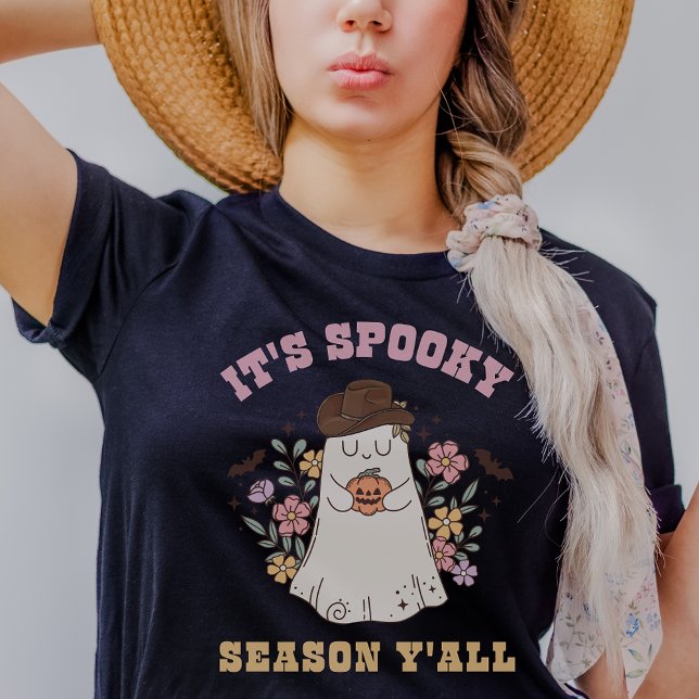 Camiseta Es la temible temporada de Halloween del Oeste ret (Subido por el creador)