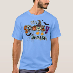 Camiseta Es la temible temporada de leopardo calabaza feliz