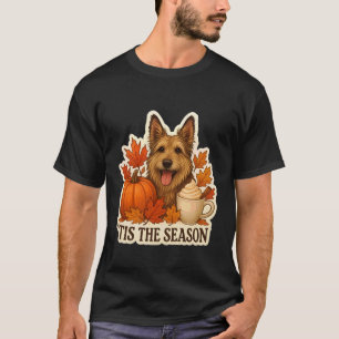 Camiseta Es La Temporada Berger Picard Perro Otoño Calabaza