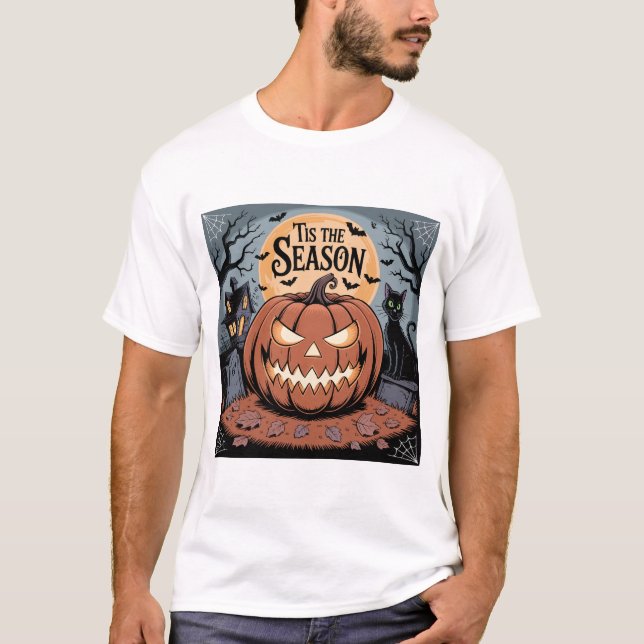 Camiseta Es la Temporada de Halloween (Anverso)