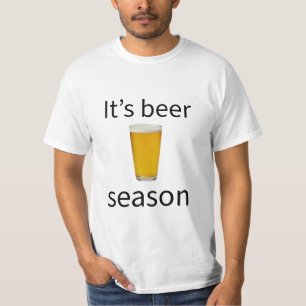 Camiseta Es la temporada de la cerveza divertido gráfico pa