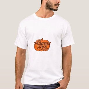 Camiseta Es la Temporada de la Especia de Calabaza Tipograf