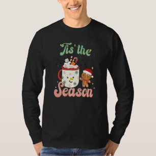 Camiseta Es La Temporada Navidad Chocolate Caliente De Jeng