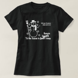 Camiseta Es La Temporada Para Impugnar Eliminar a Trump Cop