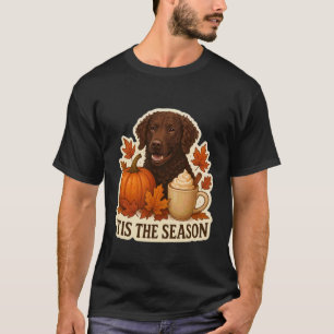 Camiseta Es La Temporada Retriever De Pelo Rizado Perro Oto