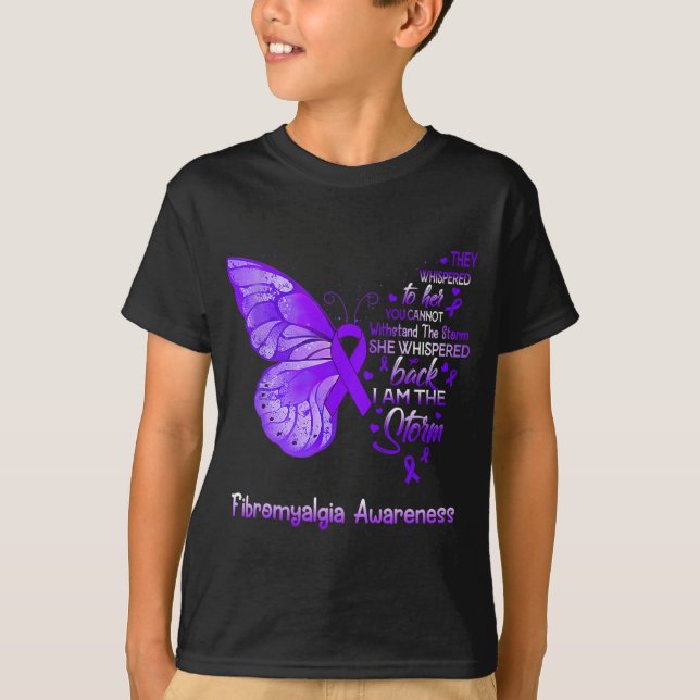Camiseta ¿Es La Tormenta Fibromialgia Sensibilización Marip (Anverso)