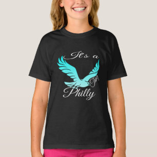 Camiseta es lo mejor del águila de Philly #USA mejor negro