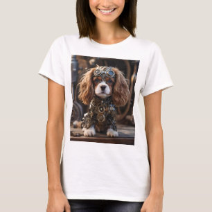 Camiseta Es Lo Que Es Steampunk Cavalier Spaniel Puppy,