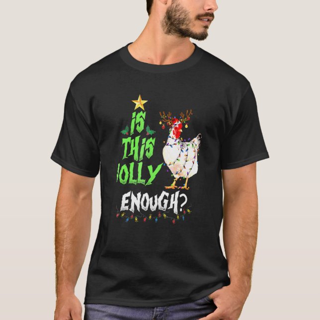 Camiseta Es lo suficientemente alegre el pollo de Noel Feli (Anverso)