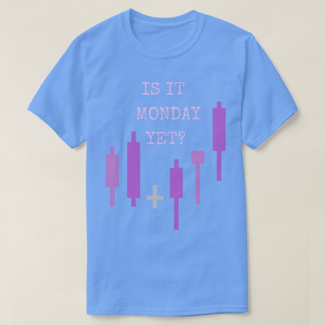 Camiseta ¿Es lunes todavía púrpura? (Diseño del anverso)