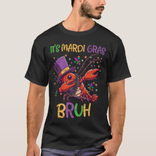 Camiseta Es Mardi Gras Bruh Crayfish Dab Fat Tuesday Boys
