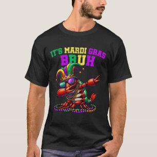 Camiseta Es Mardi Gras Bruh Dabbing Crawfish Carnival