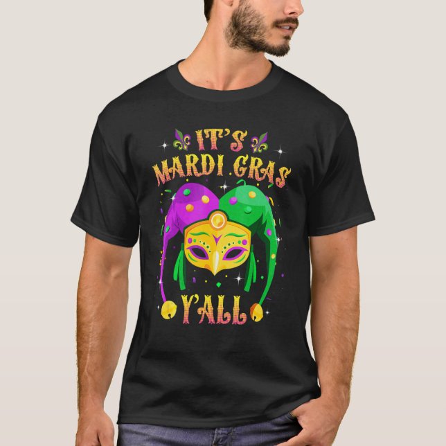 Camiseta Es Mardi Gras Y Todos Los Fiestas De Nueva Orleans (Anverso)