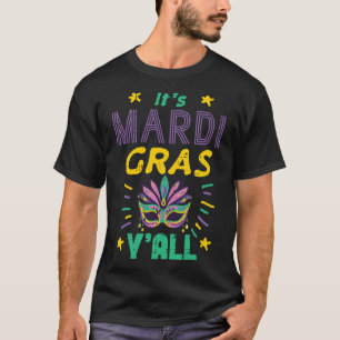 Camiseta Es Mardi Gras Yall Máscara Grasa Martes Mujeres Fi