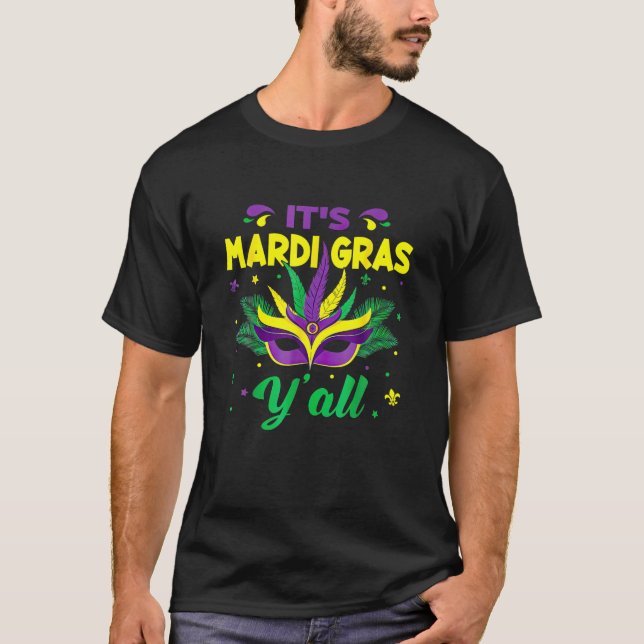 Camiseta Es Mardi Grass Y'all (Anverso)