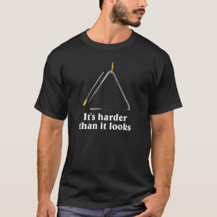 Camiseta Es más difícil de lo que parece la música triangul
