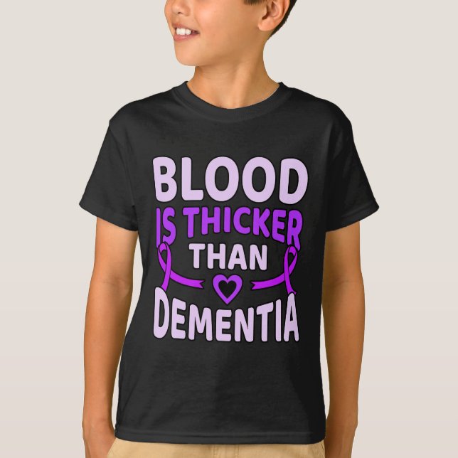Camiseta Es más grueso que el Awarene de Dementia Alzheimer (Anverso)