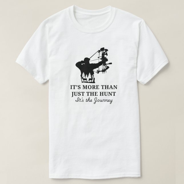 Camiseta Es más que la cacería | Caza de venados (Diseño del anverso)