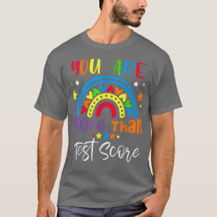 Camiseta Es Más Que Una Puntuación De Prueba Para El Día De