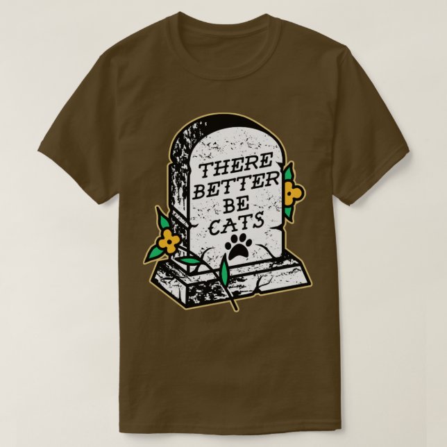 Camiseta Es Mejor Que Haya Gatos (Diseño del anverso)