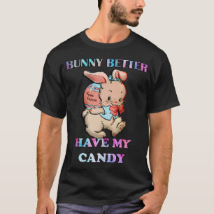 Camiseta Es Mejor Que Mi Candy Cute Rabbit Feliz Easte