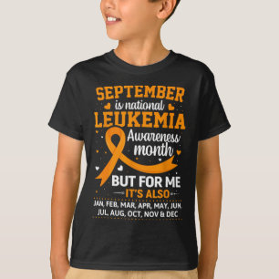 Camiseta Es Mes de Conciencia sobre Leucemia