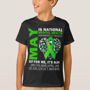 Camiseta Es Mes De Concienciación Sobre La Salud Mental En